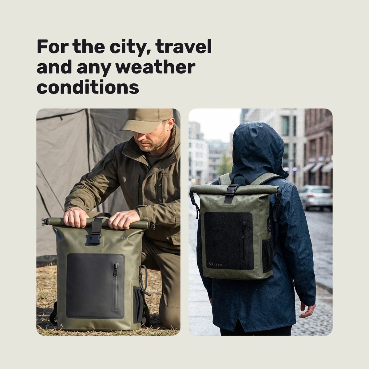 Faraday backpack: for the city, travel and any weather