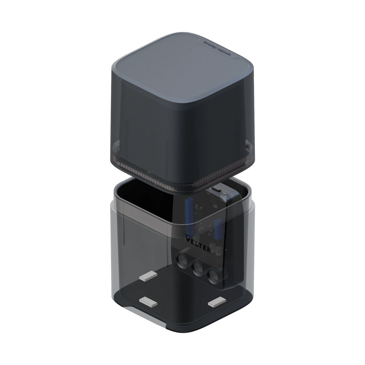 Meeting Privacy: Faraday Capsule with jammer inside